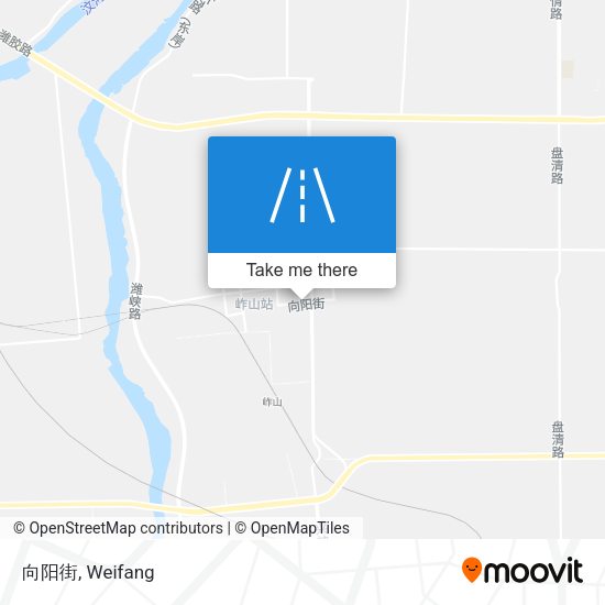 向阳街 map