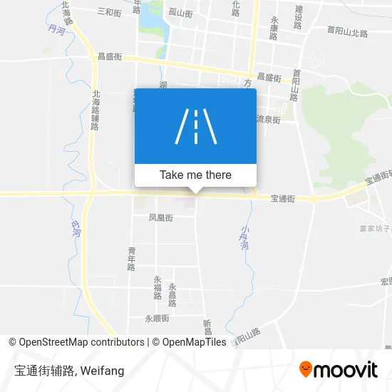 宝通街辅路 map