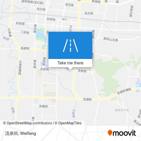 流泉街 map
