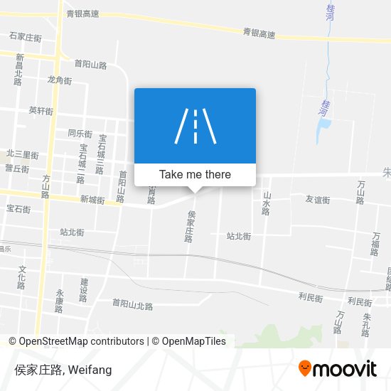 侯家庄路 map