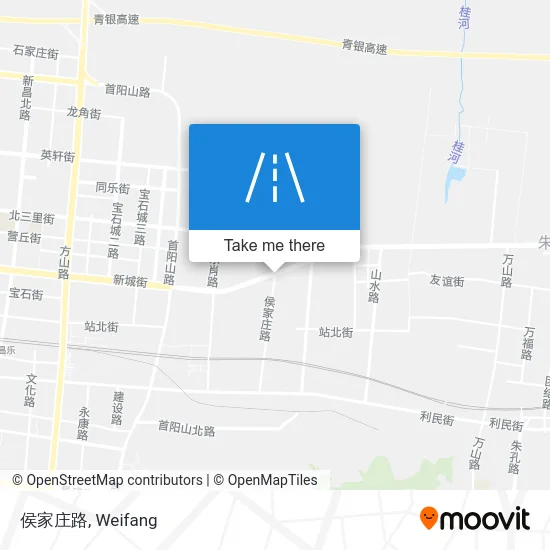 侯家庄路 map