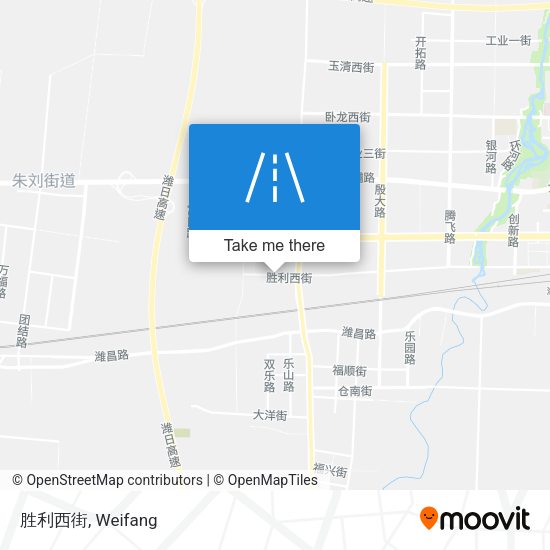 胜利西街 map