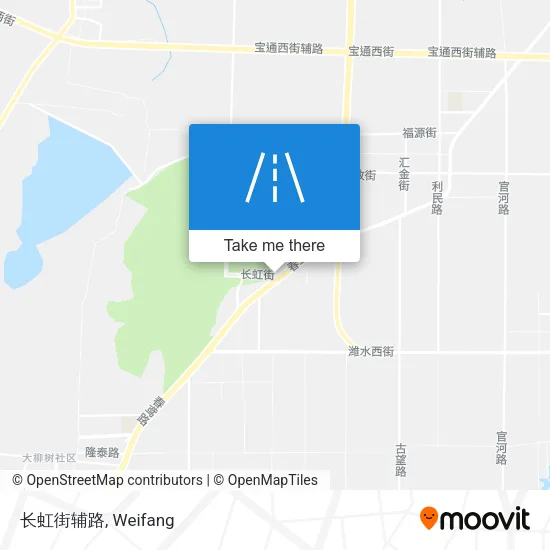 长虹街辅路 map