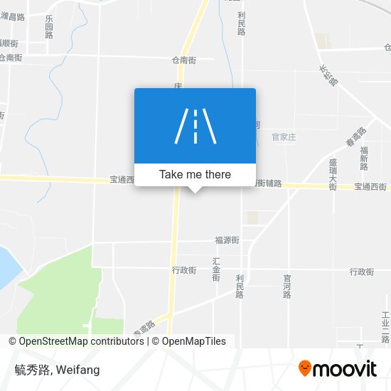 毓秀路 map