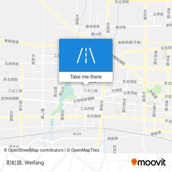 彩虹路 map