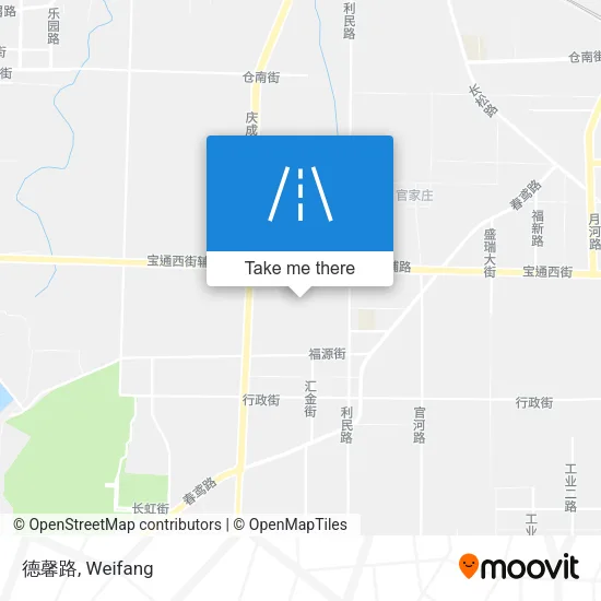 德馨路 map