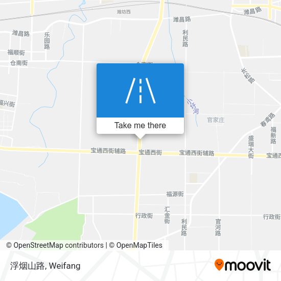 浮烟山路 map