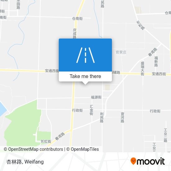 杏林路 map