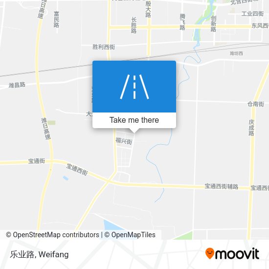 乐业路 map
