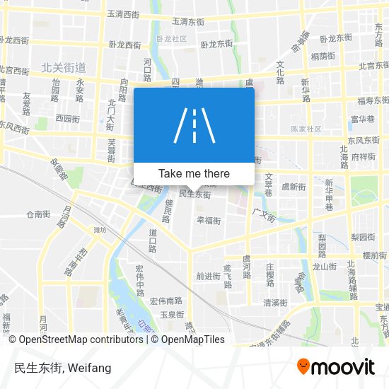 民生东街 map