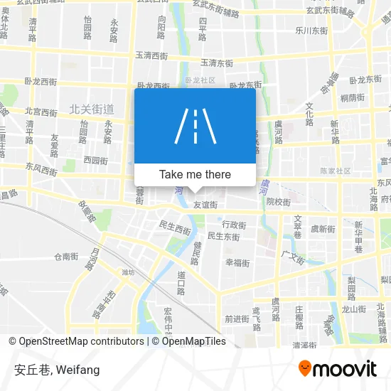 安丘巷 map