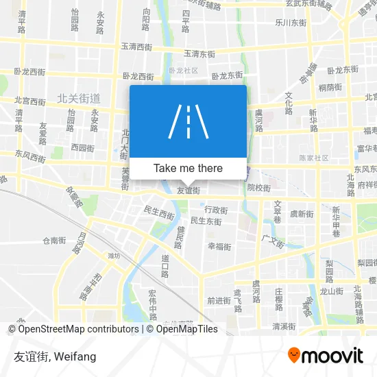 友谊街 map