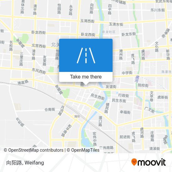 向阳路 map
