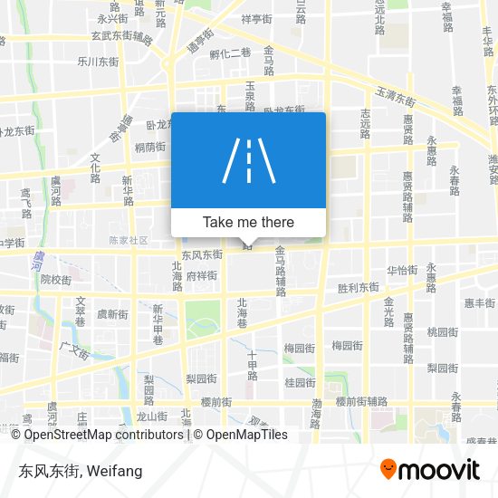东风东街 map