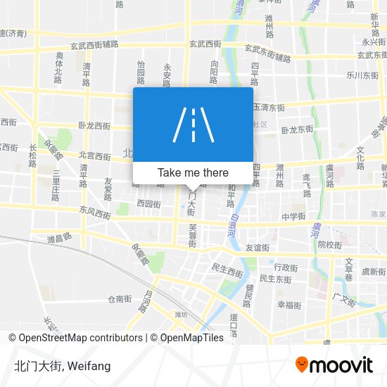 北门大街 map
