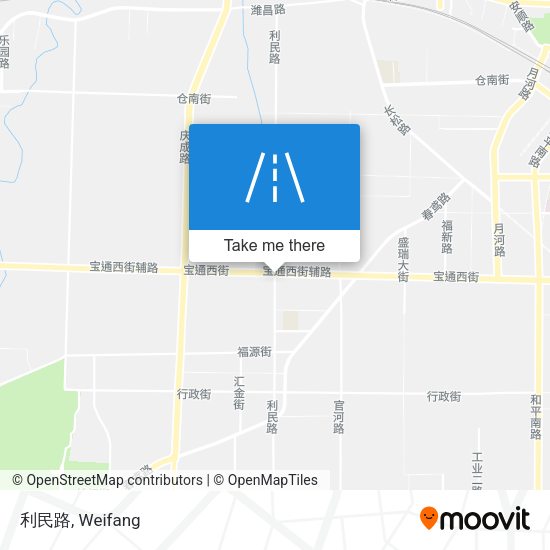 利民路 map