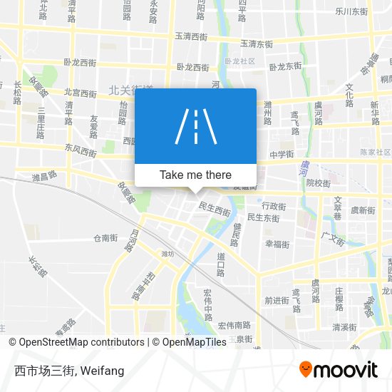 西市场三街 map