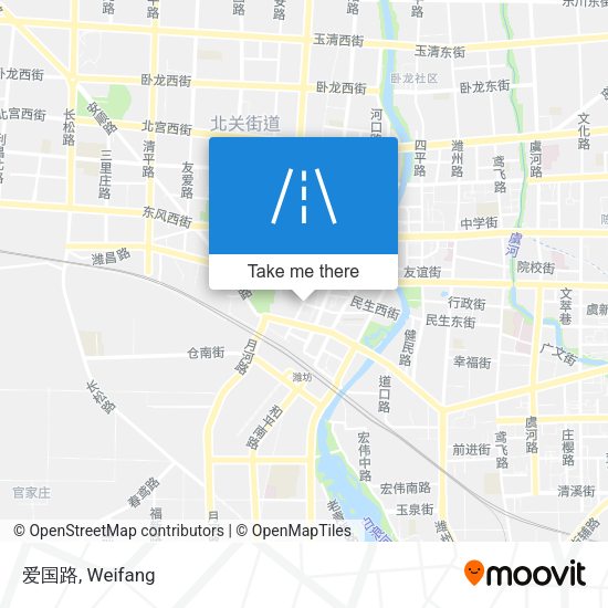 爱国路 map