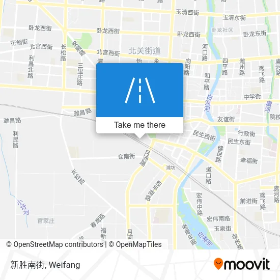 新胜南街 map