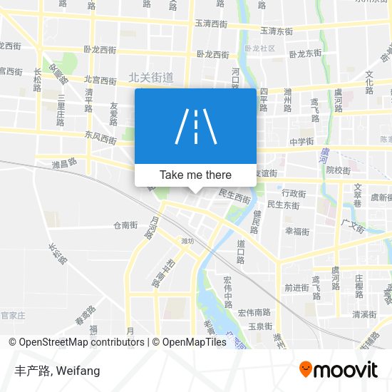 丰产路 map