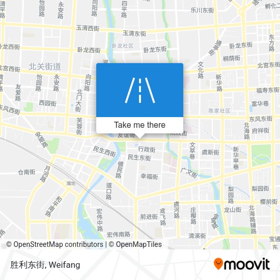 胜利东街 map