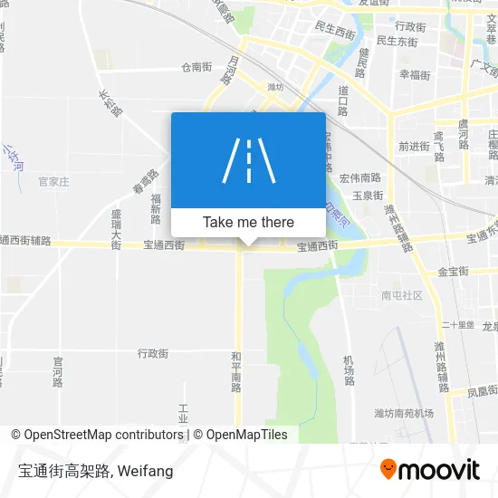 宝通街高架路 map