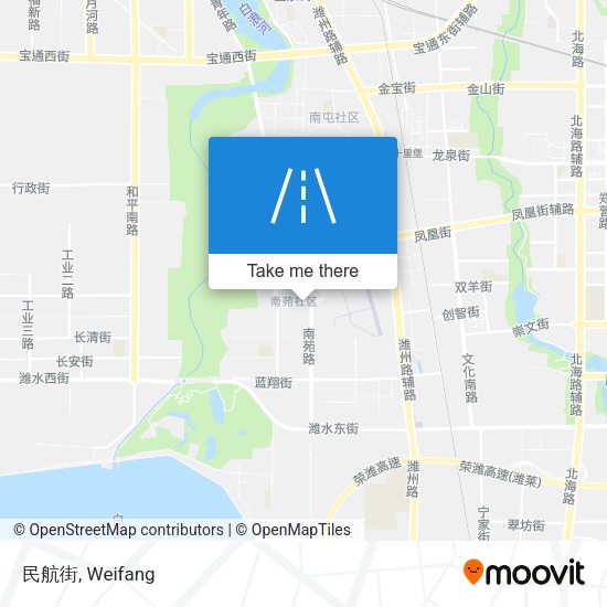 民航街 map
