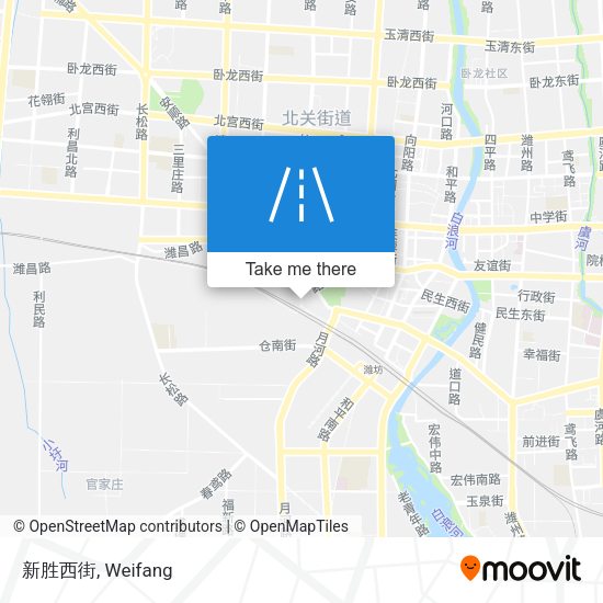 新胜西街 map