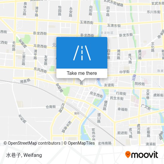 水巷子 map