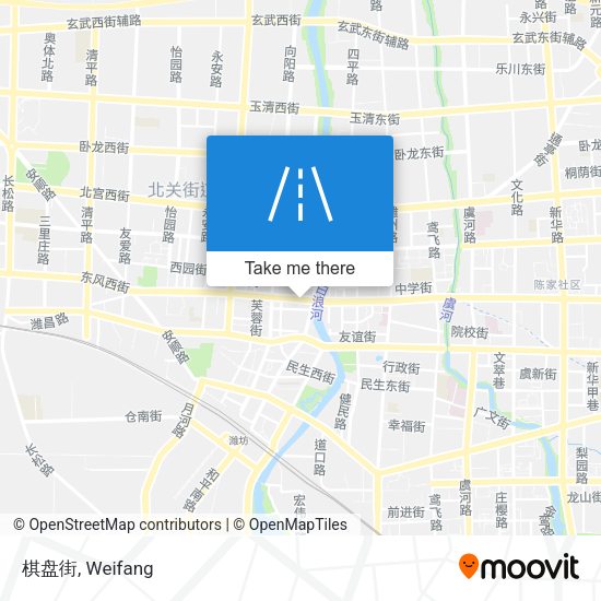 棋盘街 map