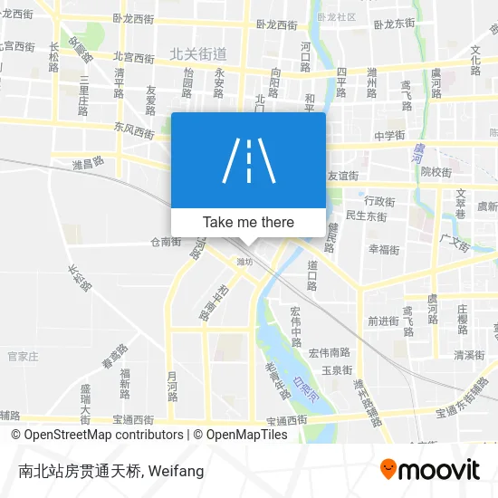 南北站房贯通天桥 map