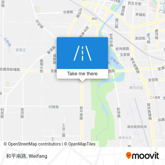 和平南路 map