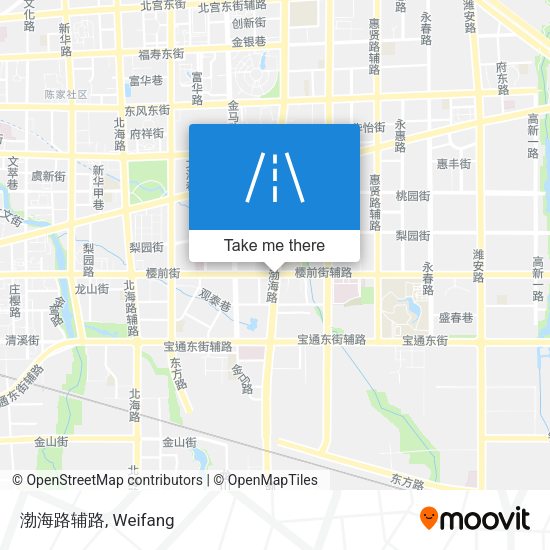 渤海路辅路 map