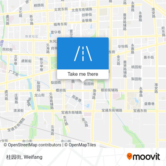 桂园街 map
