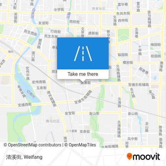 清溪街 map