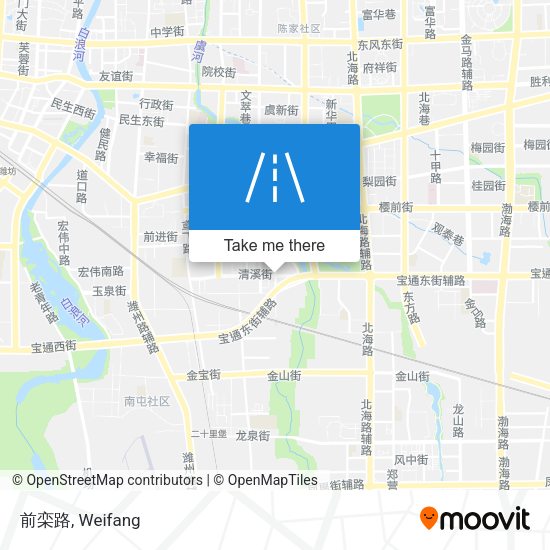前栾路 map