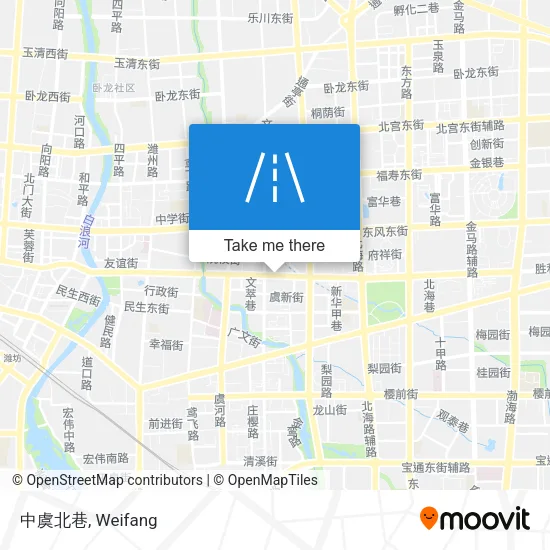 中虞北巷 map