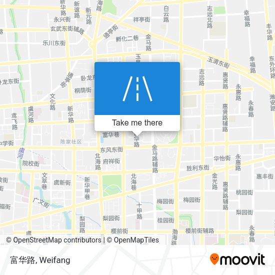 富华路 map