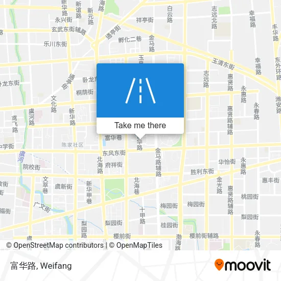 富华路 map