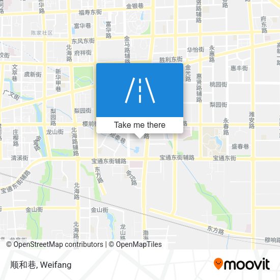 顺和巷 map