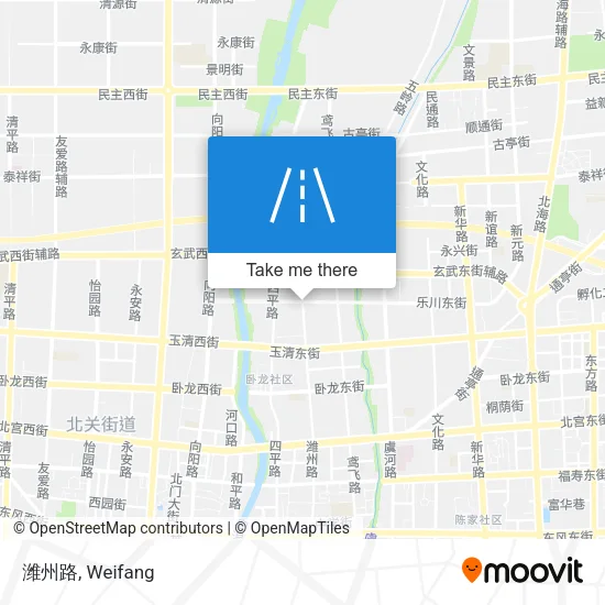 潍州路 map