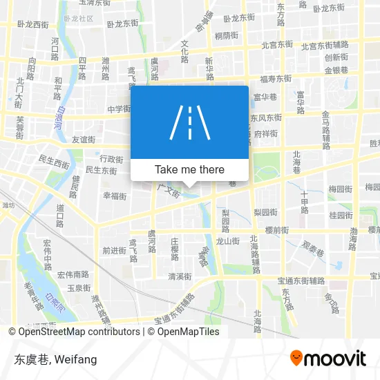 东虞巷 map