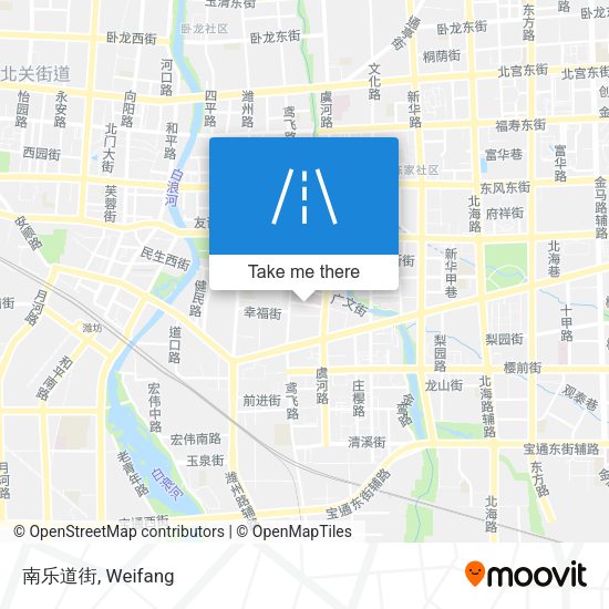 南乐道街 map