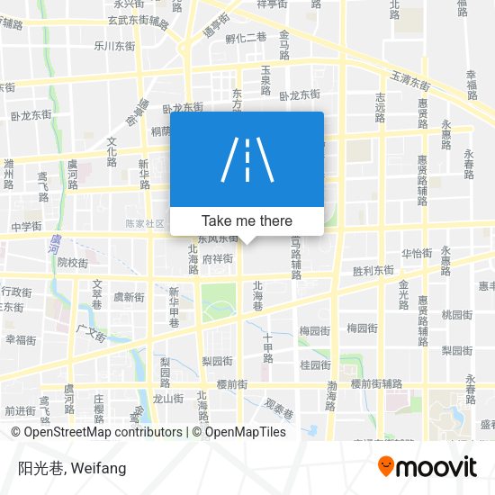 阳光巷 map