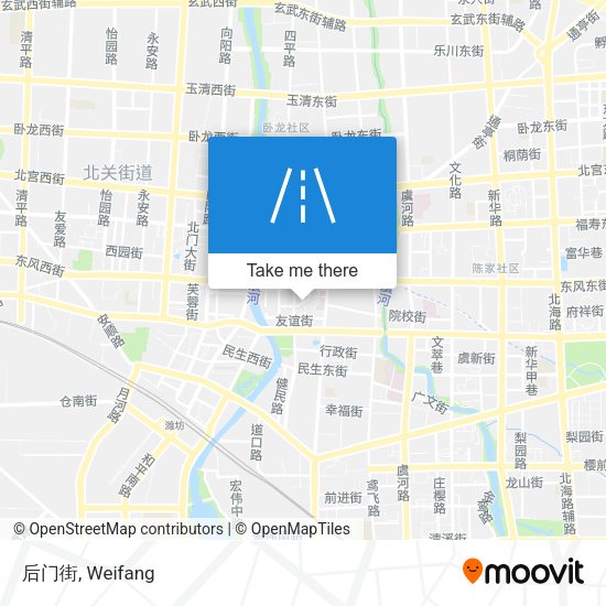 后门街 map