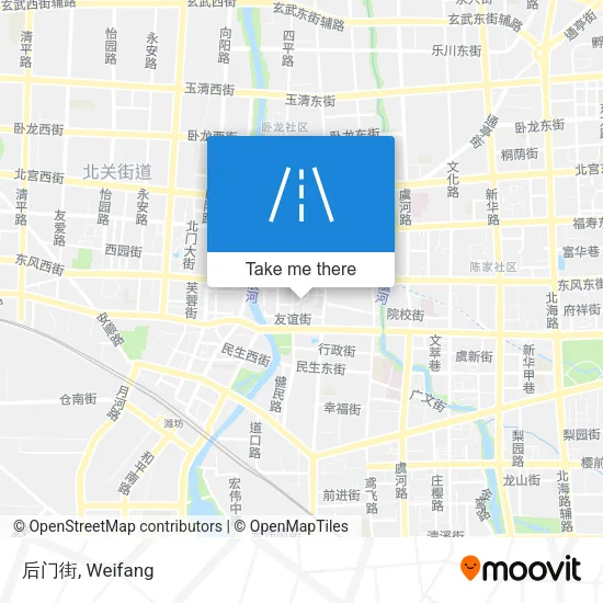 后门街 map