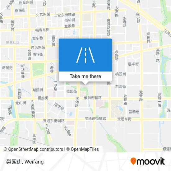 梨园街 map