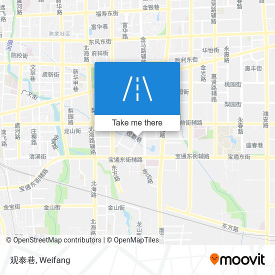 观泰巷 map
