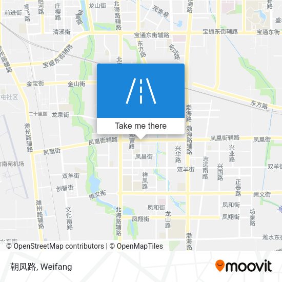 朝凤路 map