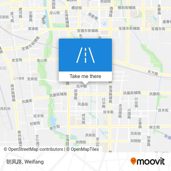 朝凤路 map